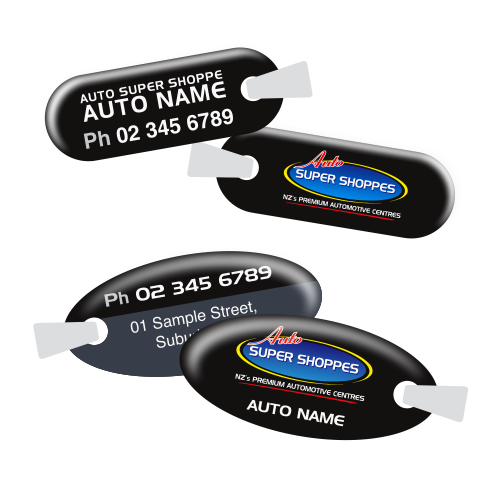 AutoSS - Domed Keyring