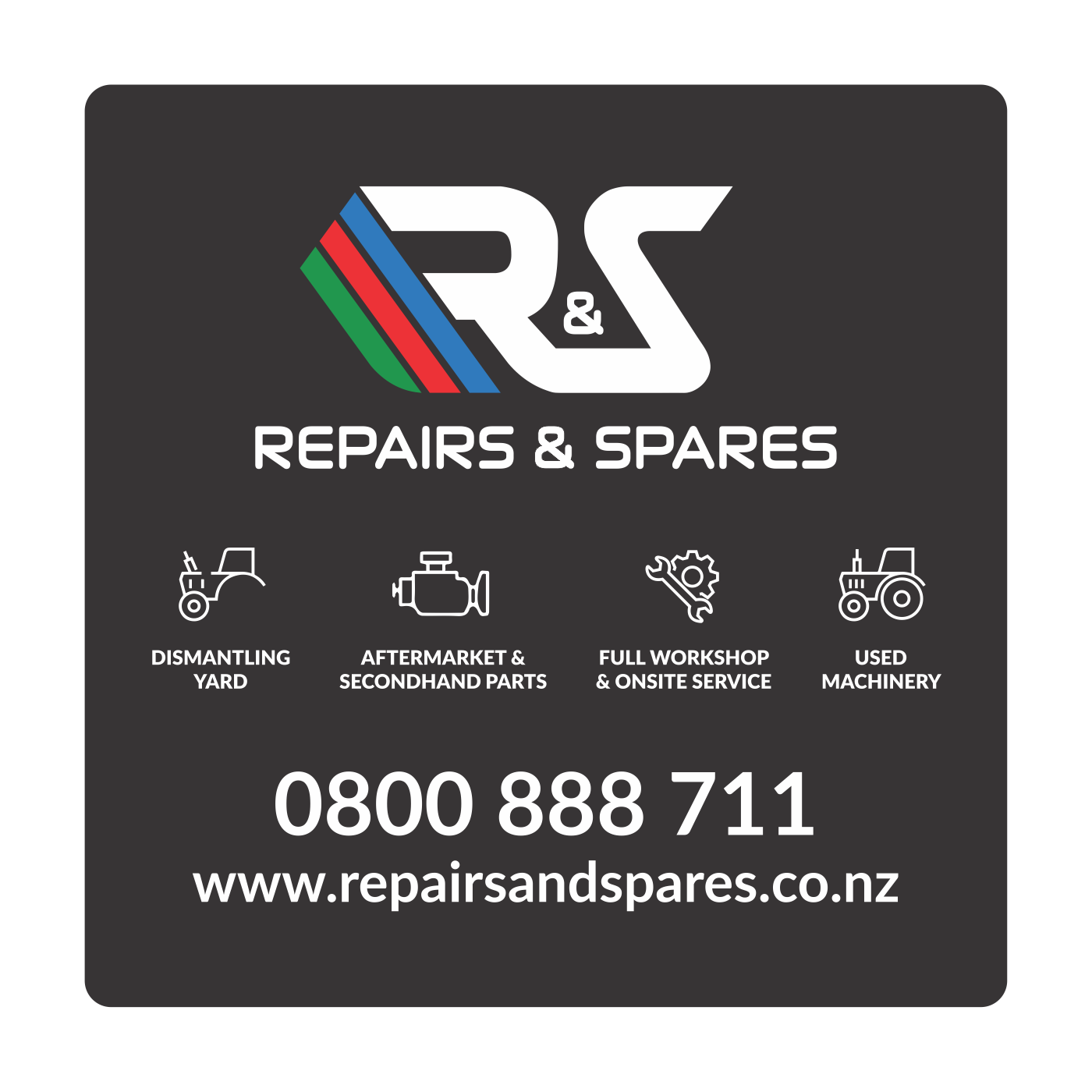 R&S - Square Vinyl 105x105mm