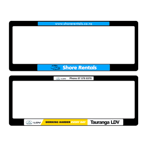 Number Plate Surrounds