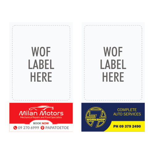 WOF / COF Overlay Labels