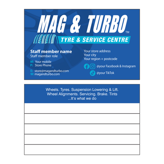 Staff Business Cards (mixed names available]