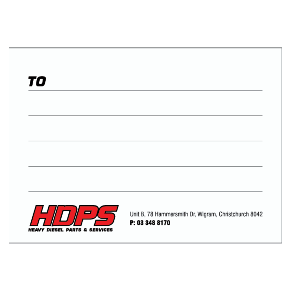 HDPS - Shipping Label 140x100mm