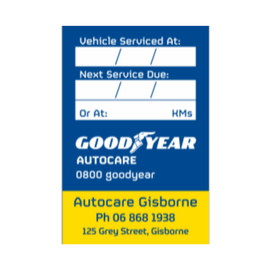 Goodyear - Underbonnet Stickers