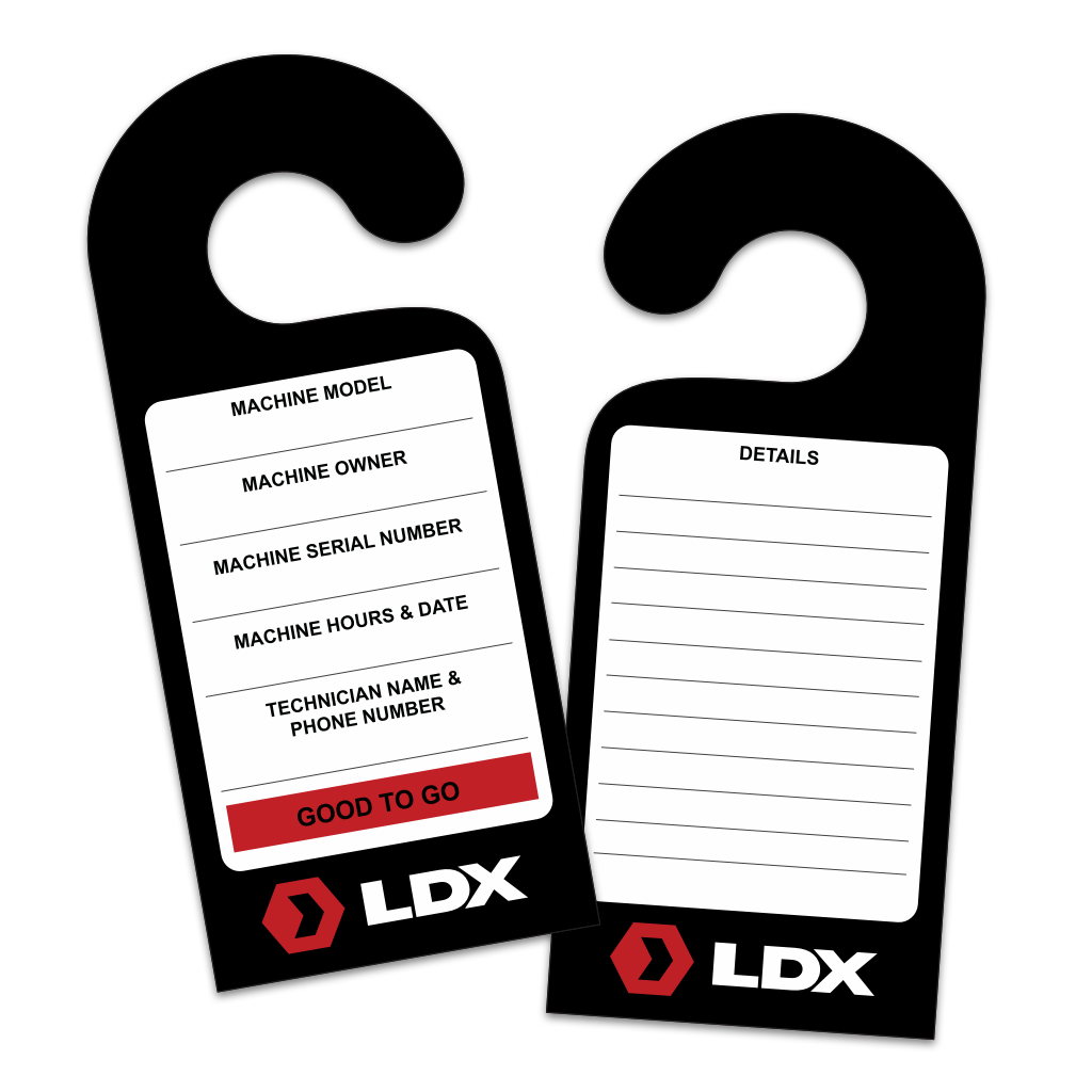 TDX - "Good to go" Hanging Card