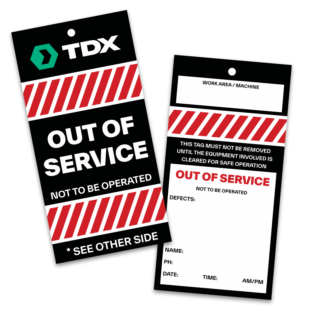 TDX - Out of Service Tag