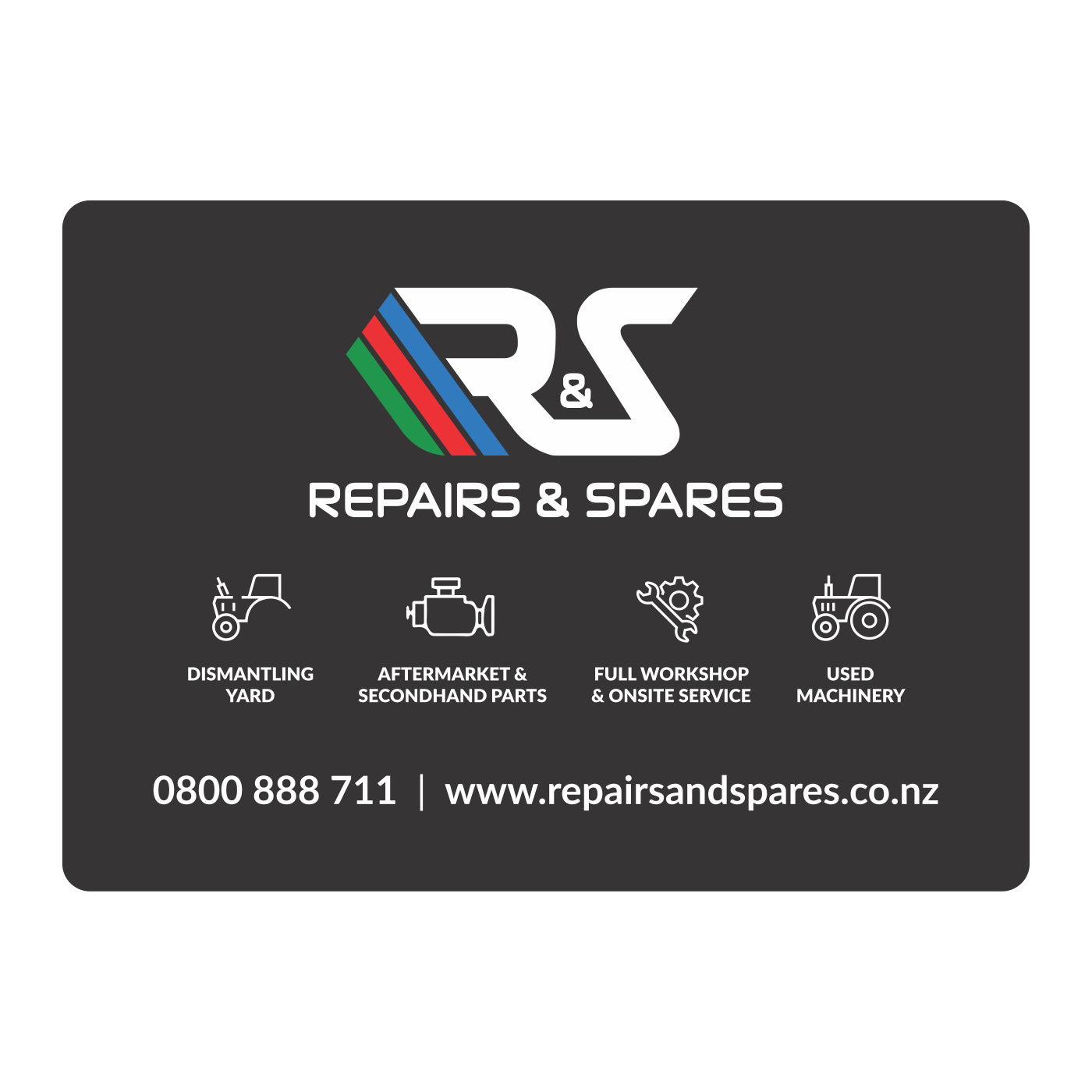 R&S - Rectangle Vinyl 90x65mm