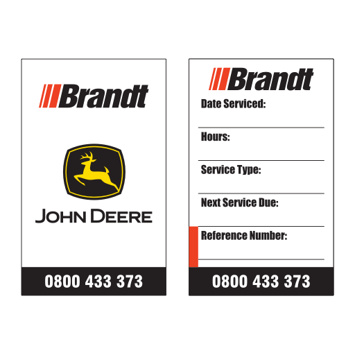 zBrandt - Construction Service Labels 90x55mm Synthetic