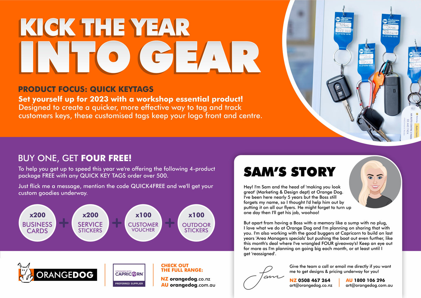 Kick The year into gear!