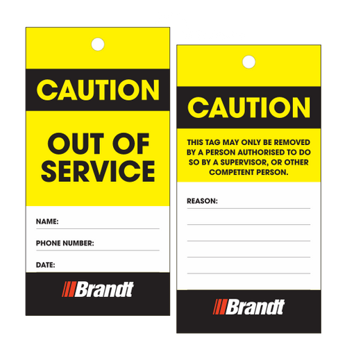 zBrandt - Out of Service Tags