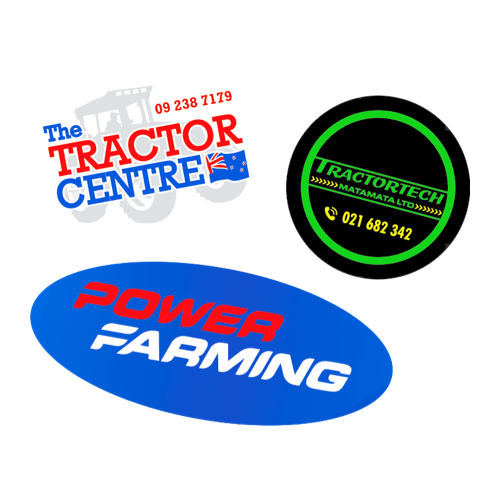 Tractor & Agricultural Synthetic Service Stickers