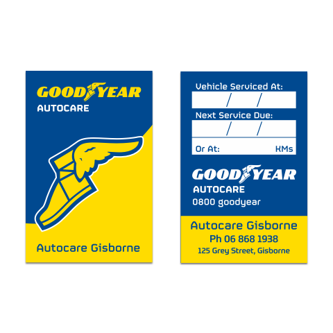 Goodyear - Service Stickers