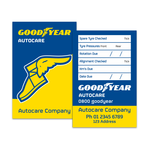 Goodyear - Wheel & Tyre Servicing Stickers